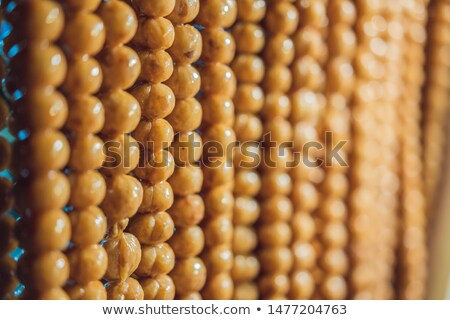 Zdjęcia stock: Homemade Sausage Meat Hanging Outdoors For Sale To Customers In The Local Market