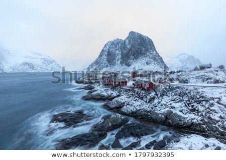 Stockfoto: Hamnoy Fishing Village On Lofoten Islands Norway