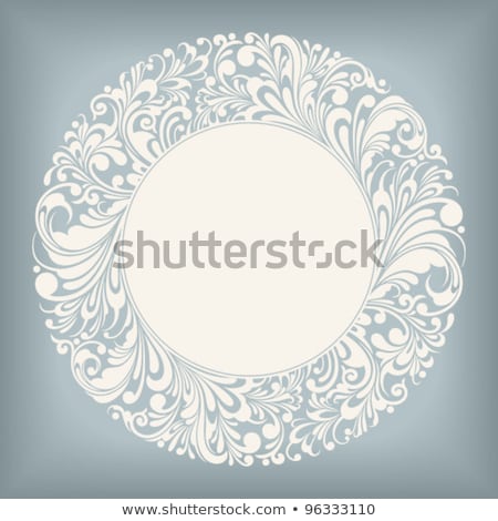 Stock photo: Ornamental Round Lace In Fantasy Style