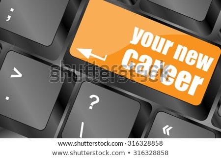 Your New Career Button On Computer Keyboard Key Stockfoto © fotoscool