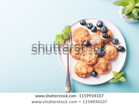 Foto stock: Dutch Mini Pancakes