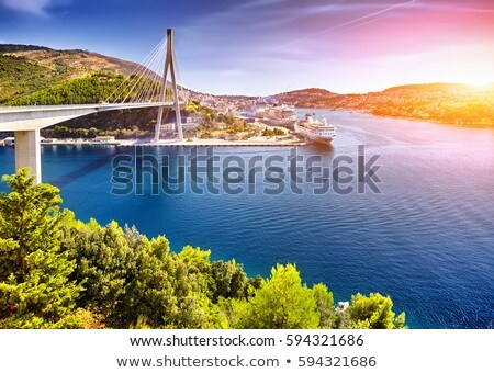 Stock photo: Dubrovnik Bridge Panorama