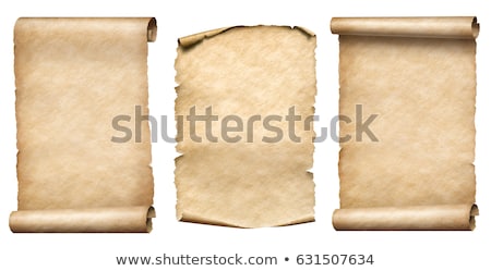 Foto stock: Old Grunge Paper Scroll