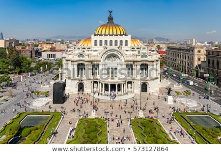 Stok fotoğraf: Palace Of Fine Arts In Mexico City