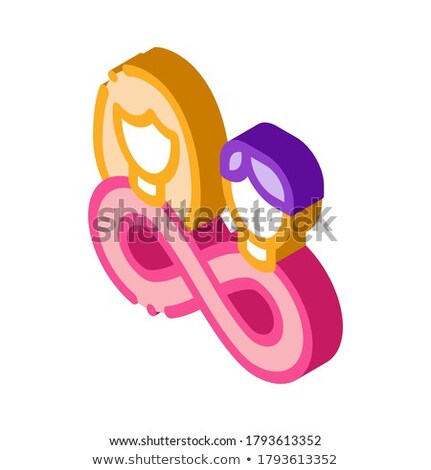 Love Forever Isometric Icon Vector Illustration [[stock_photo]] © pikepicture