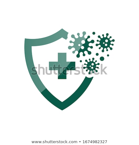 Foto stock: Protection Shield Antivirus Sign