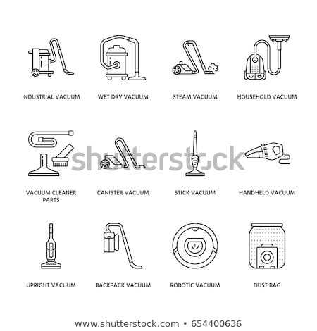 Home Vacuum Cleaner Icon Vector Outline Illustration Stock foto © Nadiinko