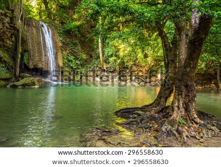 [[stock_photo]]: Jangle Landscape With Erawan Waterfall Kanchanaburi Thailand