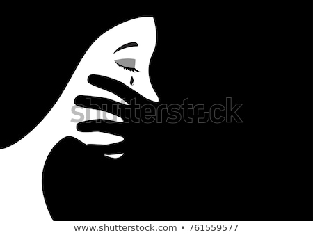 ストックフォト: Woman Symbolizing Silence