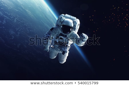 Foto stock: Nasa Space Exploration Astronaut Elements Of This Image Furnished By Nasa