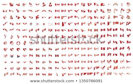 Сток-фото: Very Big Collection Of Vector Flags Of The Canada