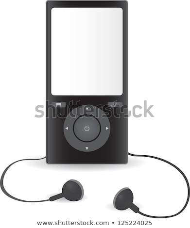Stok fotoğraf: Personal Media Player And Headphones