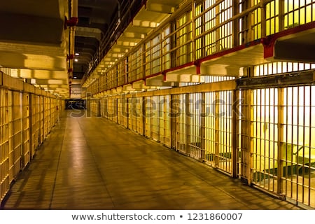 Stockfoto: Alcatraz Island Federal Penitentiary Prison Building