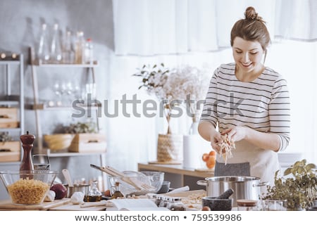 ストックフォト: Woman Cooking
