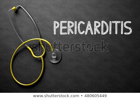 Zdjęcia stock: Chalkboard With Endocarditis 3d Illustration