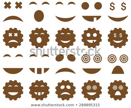 [[stock_photo]]: Tools Gears Smiles Emotions Icons