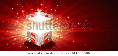 Stockfoto: Xploderende · geschenkdoos