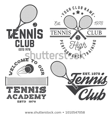 Foto stock: Tennis Logo Elements