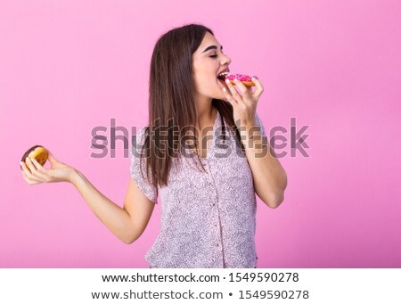 Cakes On Color Background Zdjęcia stock © Photoroyalty