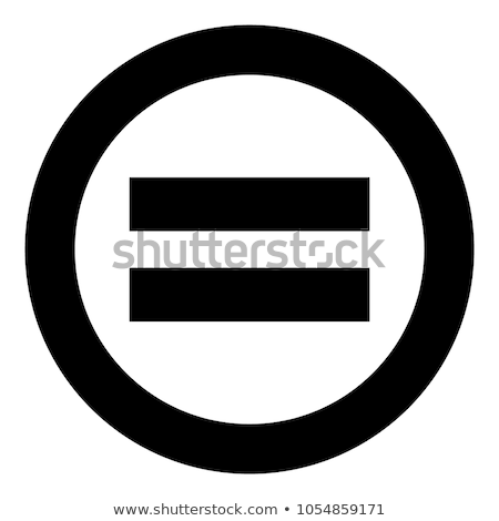 Foto stock: Equalizer Icon Simple Illustration