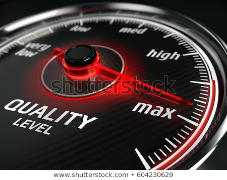 Foto stock: Speedometer - Quality Level