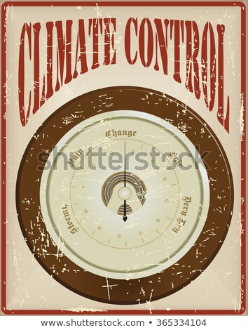 Stok fotoğraf: Wall Barometer - The Basis Of Climate Control