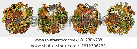 Stockfoto: Beer Fest Concept Vector Illustration