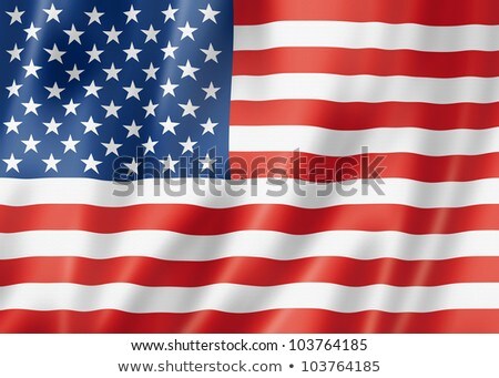 Satin Flag Three Dimensional Render Foto stock © Daboost