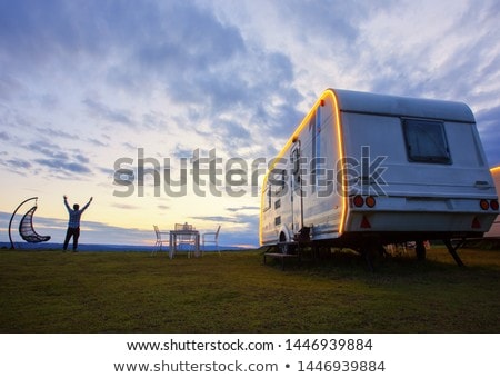 Stock photo: Camper Site