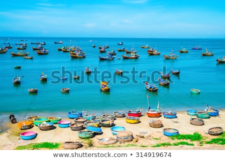 Сток-фото: Fishing Boats In The Harbor Vietnam Mui Ne