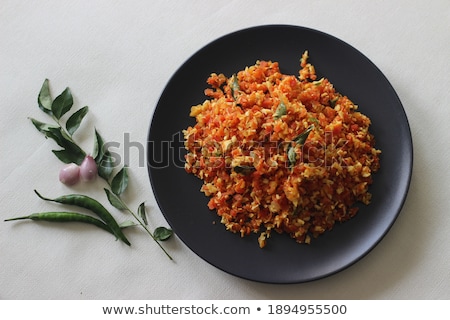 Foto stock: Common Spices And Vegetables For The Preparation