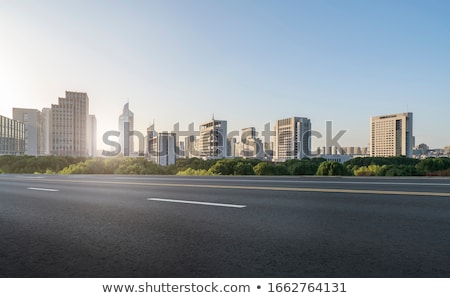 Stockfoto: Abstract Panorama Building On Street In City