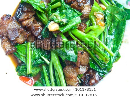 Stock photo: Hokkien Stir Fry Noodles In Wok