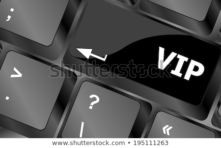 Vip Written Button Keys On Computer Keyboard Stockfoto © fotoscool