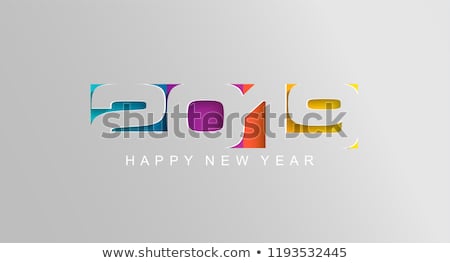 Stock fotó: 2019 Happy New Year Background For Your Seasonal Flyers And Gree