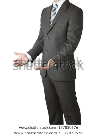 Man In Suit Holding His Hands Before Him [[stock_photo]] © cherezoff