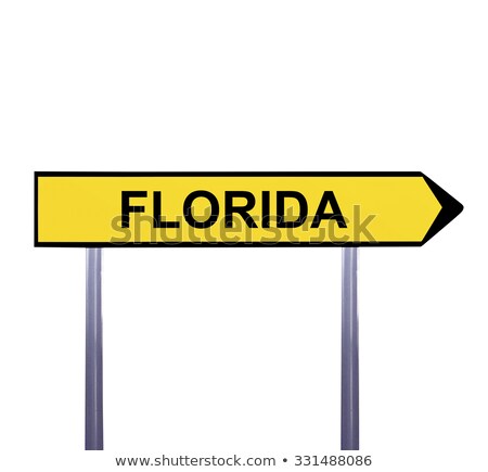 Foto stock: Florida Highway Sign