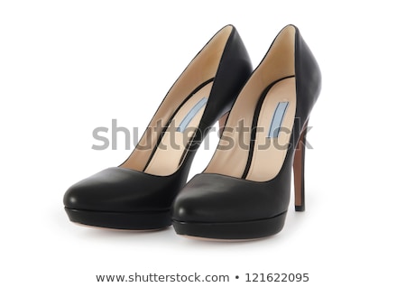 Black Women Shoes Isolated Stock photo © Elnur