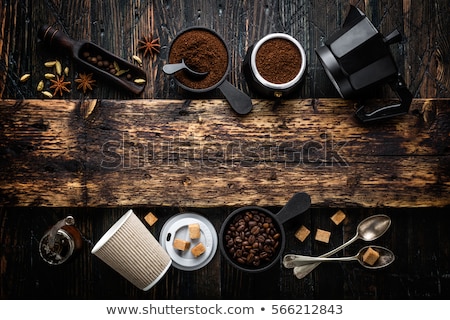 Сток-фото: Coffee Cup With Spices