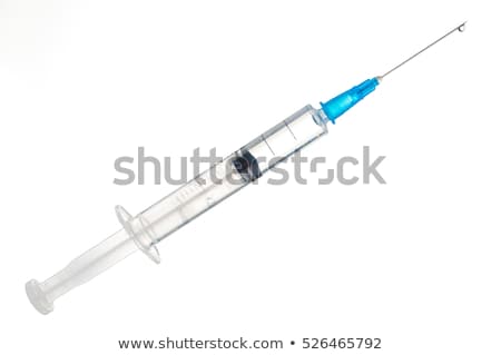 Сток-фото: Medical Syringe White Isolated