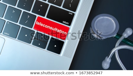 Stock fotó: Medicare On Red Keyboard Button