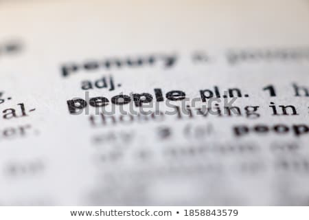 Foto stock: Ethnic Dictionary Definition