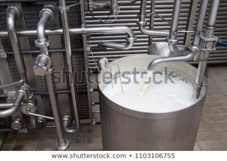 Stok fotoğraf: Milk Processing Plant