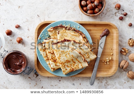 Stock fotó: Pancake With Nuts