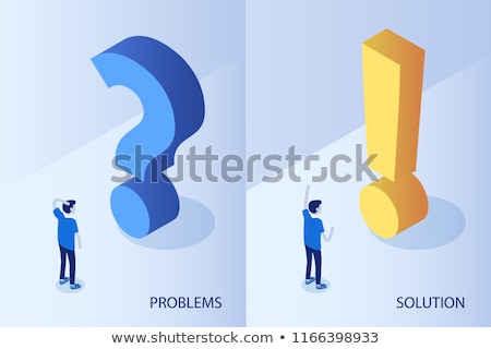 Foto stock: Question Marks And Exclamation Mark