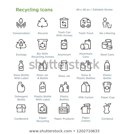 Stockfoto: Vector Set Of Recycle Garbage