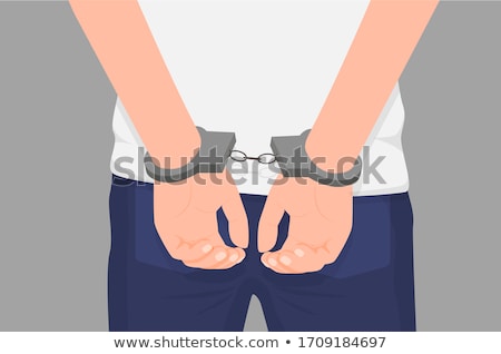 ストックフォト: 捕の手錠