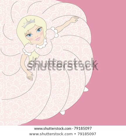 Stock fotó: Pretty Elegant Blonde In A Fairy Place