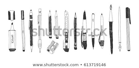 Сток-фото: Pencil Or Drawing Tool School Stationery Supply