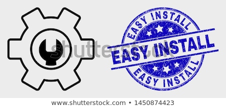 Stock photo: Easy Install Stamp